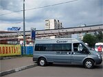 Бесплатный автобус Genser в пункт аренды автомобилей АрендаАвто-кра на ул.Добролюбова